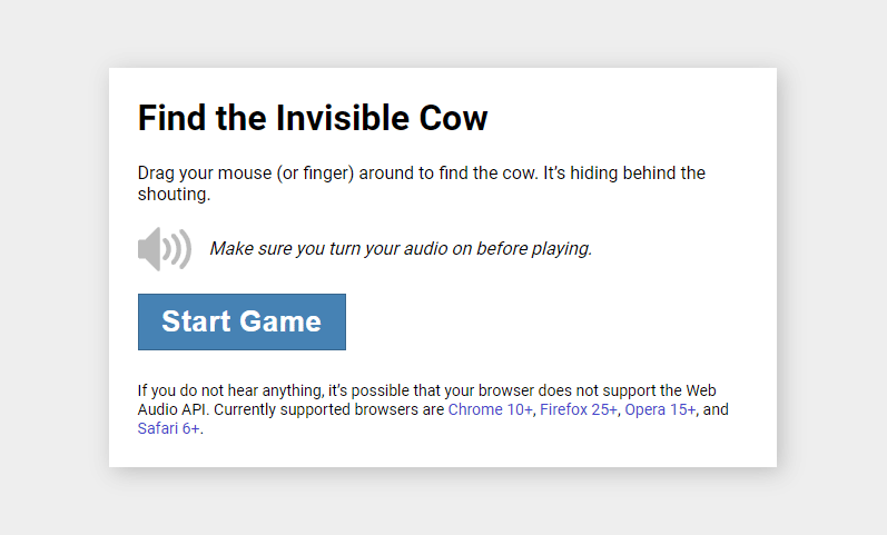 vache invisible