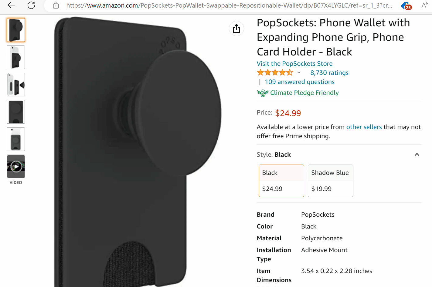 Téléphone PopSocket