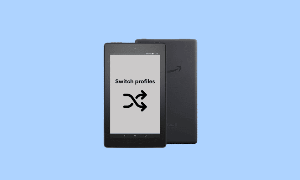 Cómo cambiar de perfil en la tableta Amazon Fire