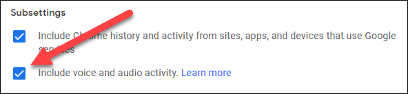 Matikan OK rekaman Google.