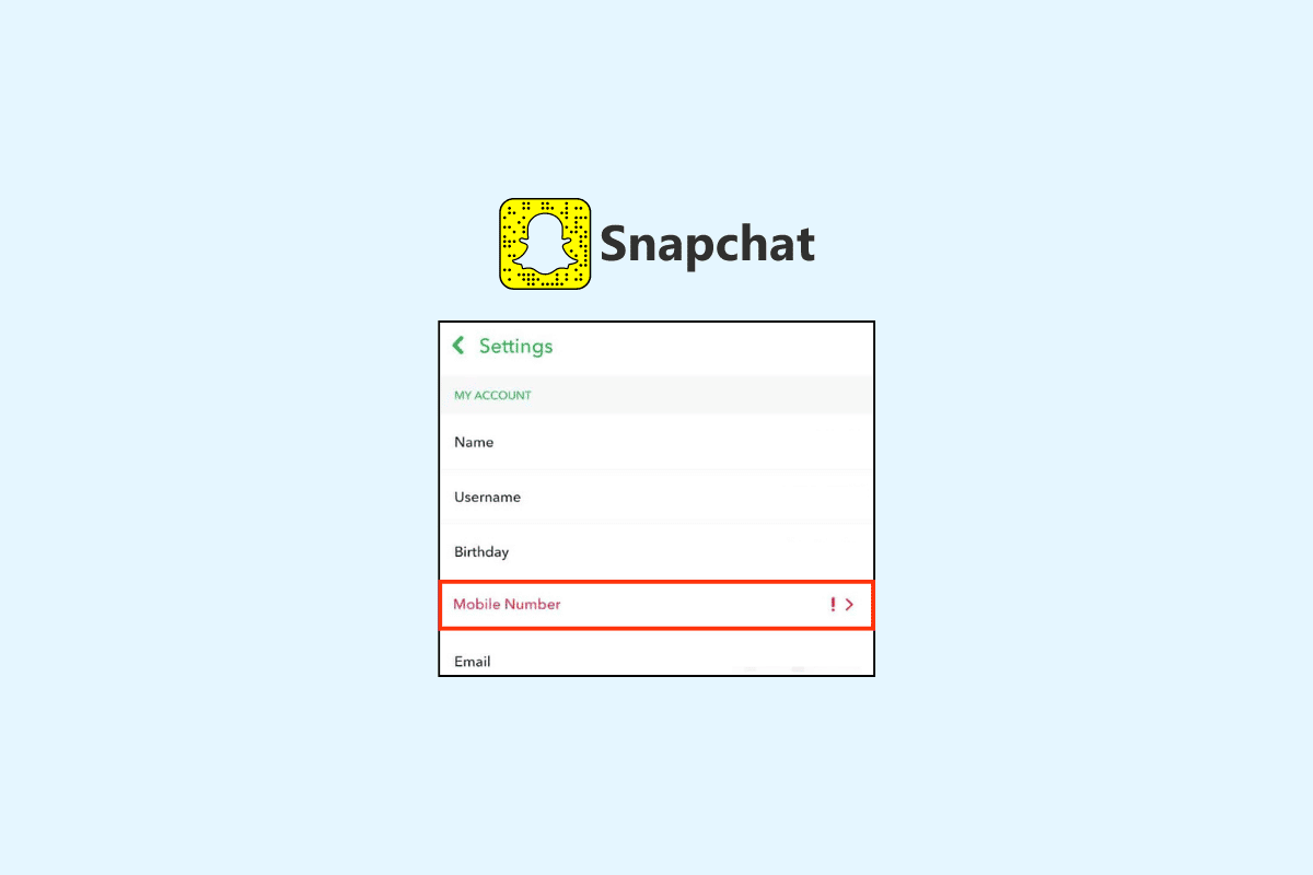كيفية إزالة رقم الهاتف من Snapchat