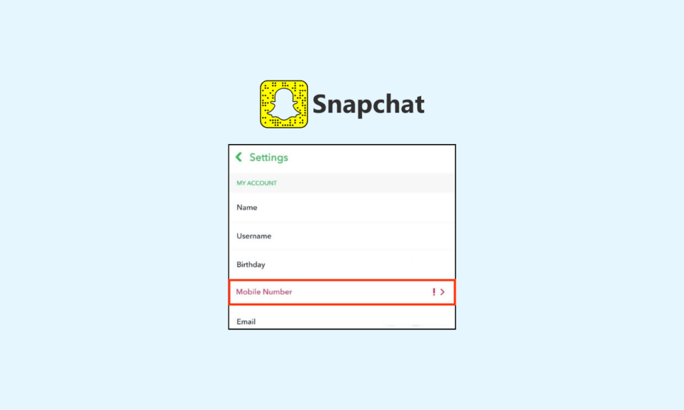 كيفية إزالة رقم الهاتف من Snapchat