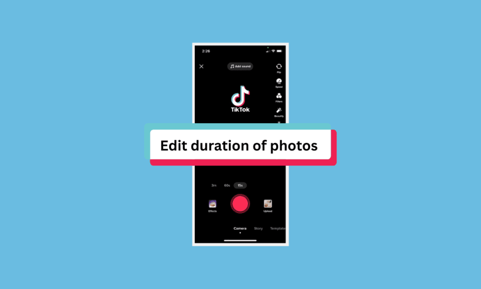Comment modifier la durée des photos sur TikTok au téléphone