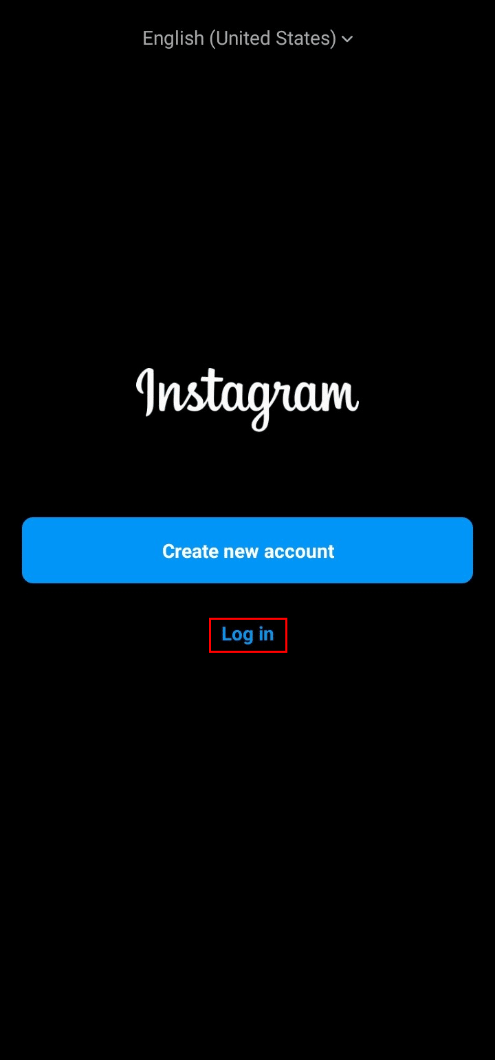 Stuknij w opcję Zaloguj się. | zresetuj moje hasło do Instagrama bez e-maila
