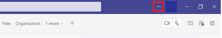 Cliquez sur l'icône à trois points à côté de votre photo de profil dans Teams. Comment résoudre le problème de synchronisation de Microsoft Teams