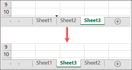 Переставленные листы в Excel