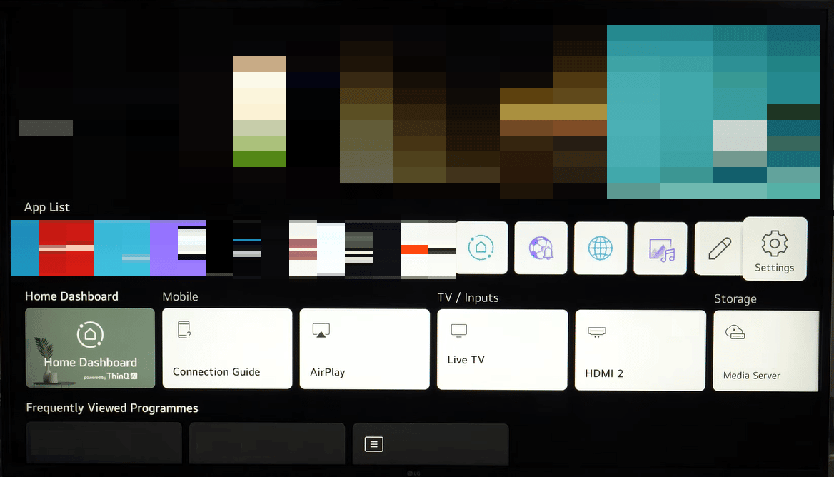 lg smart tv acasă