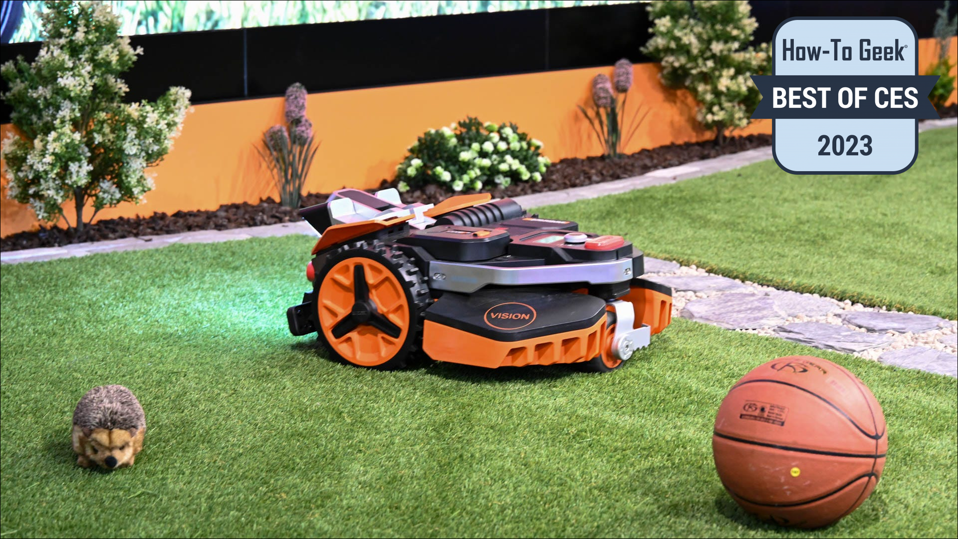Mașina de tuns iarba Worx Landroid Vision la CES 2023