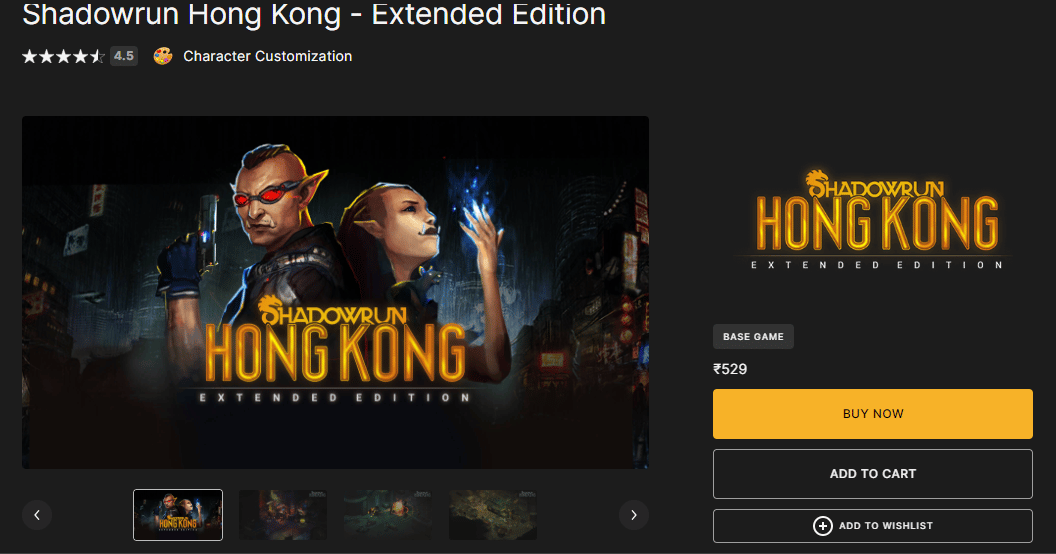 Shadowrun Hong Kong destansı oyunlar sayfası
