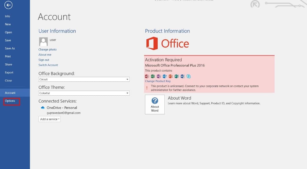 从菜单中选择选项。修复 Office 365 错误 70003：您的组织已删除此设备