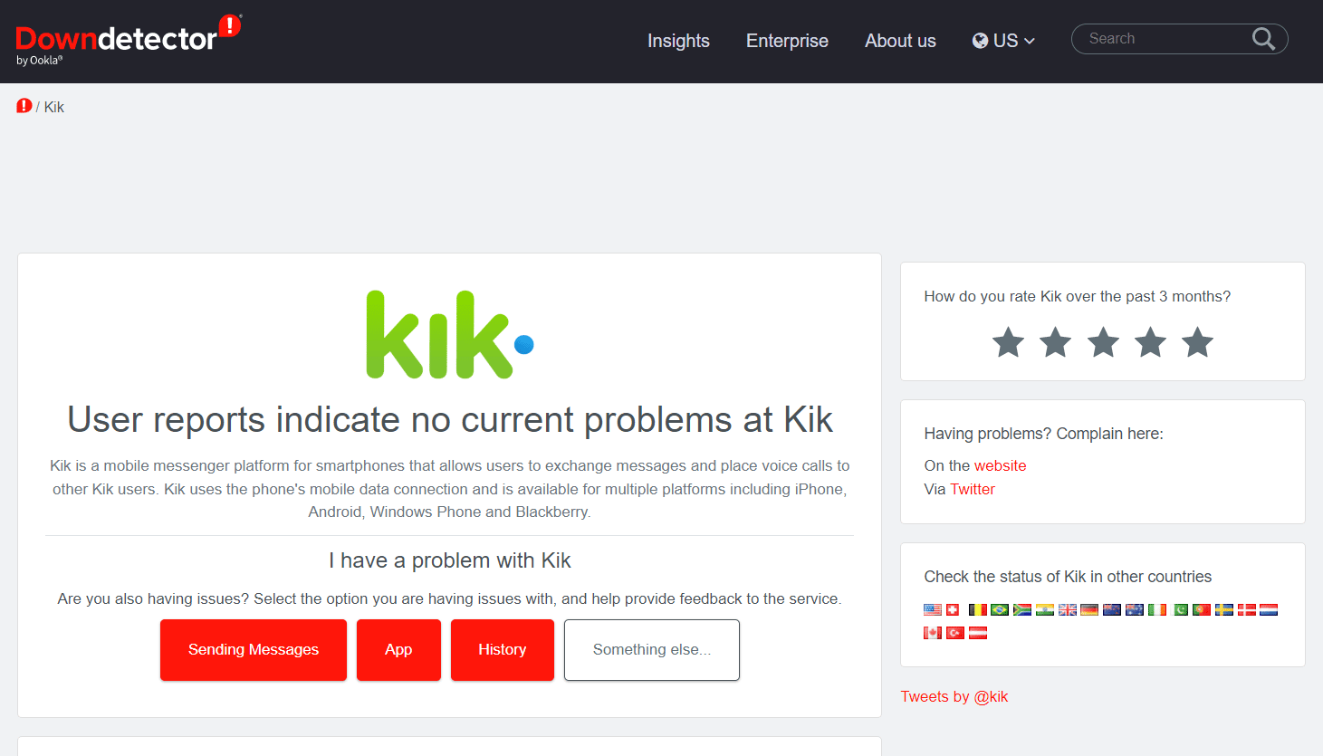 Kik Sunucu Çalışma Süresini Bekleyin