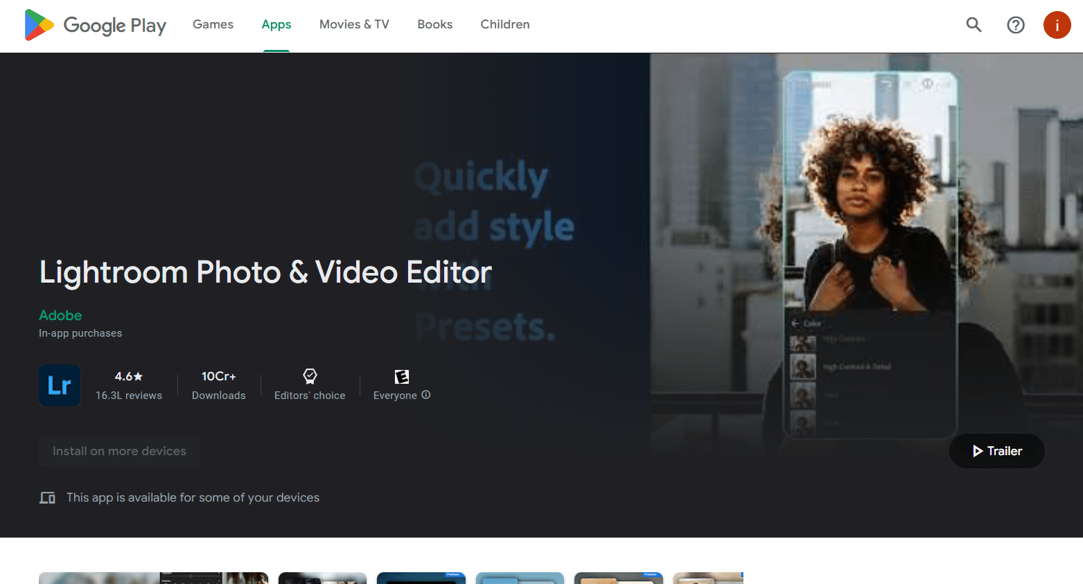 Adobe Lightroom CC | Aplikasi terbaik untuk mengembalikan foto lama Android