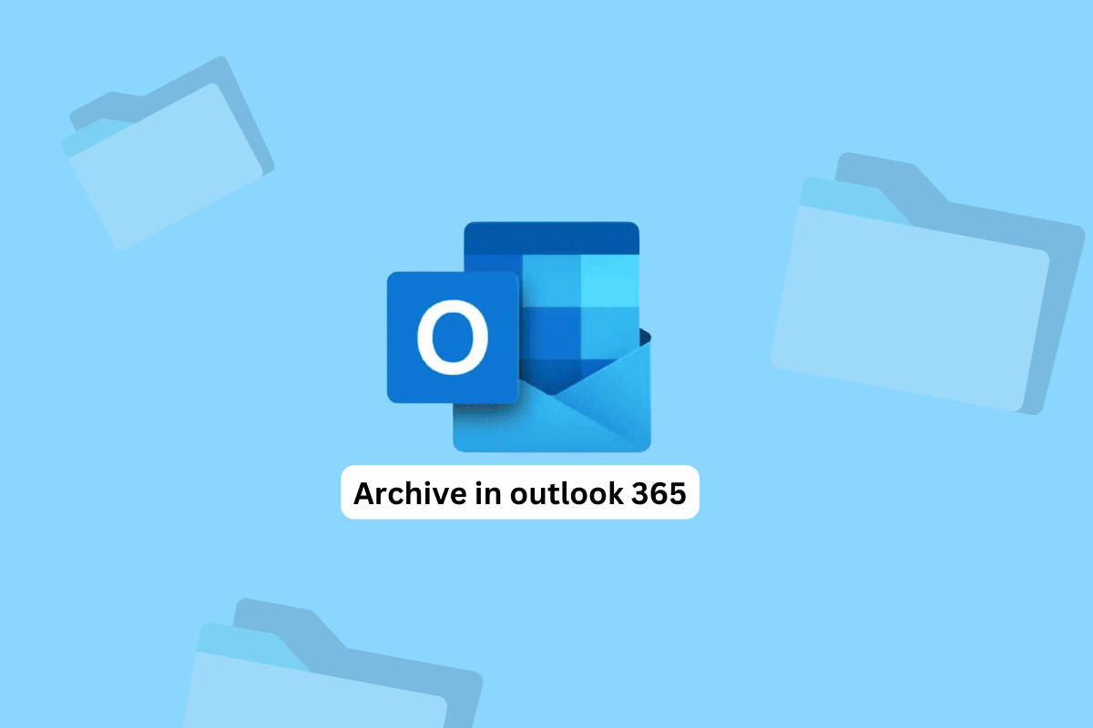 Outlook 365에서 보관하는 방법