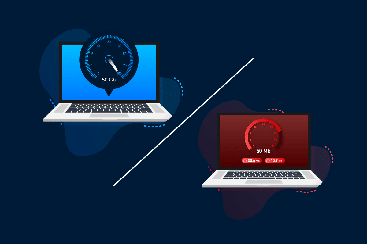 Mbps contro Gbps