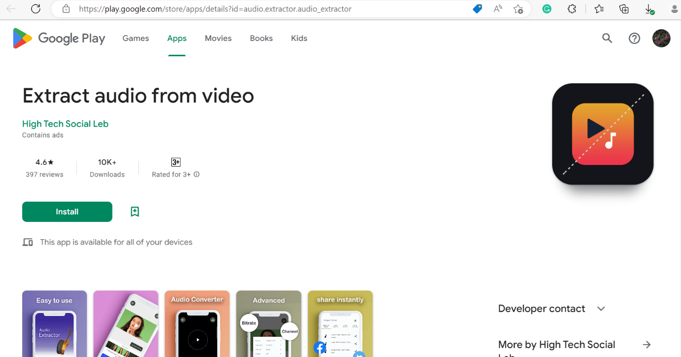 Estrai l'audio dal video. Come estrarre audio da video su Android