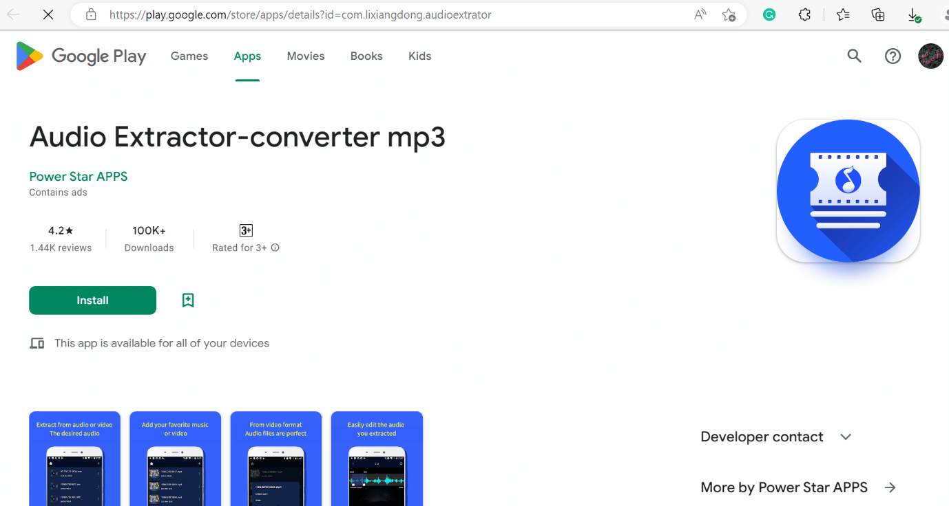 Convertitore audio estrattore mp3