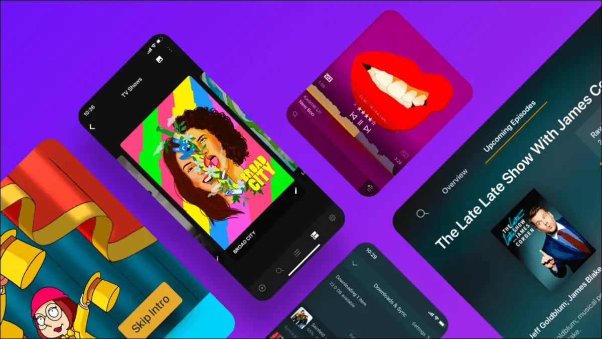 Różne obrazy funkcji dostępnych w Plex Pass.