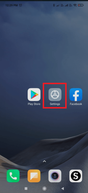 Aller aux paramètres. Comment vider le cache sur Facebook