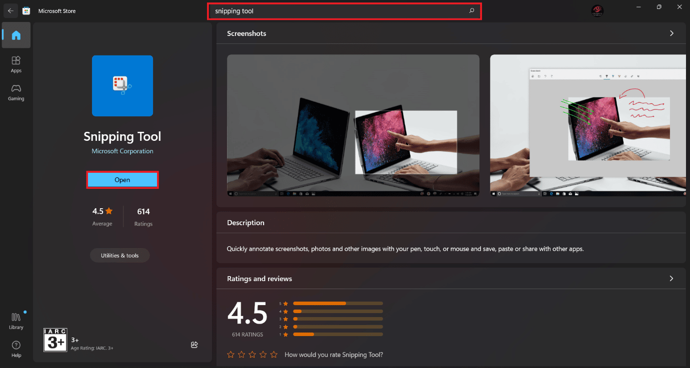 outil de biopsie. 9 façons de réparer Snip et Sketch ne fonctionnant pas sous Windows 10 et 11