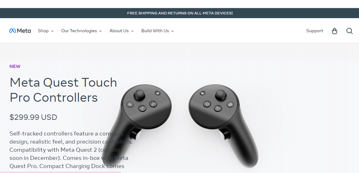 Controller Oculus Quest 2