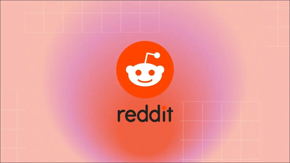Fond Reddit rouge avec logo.
