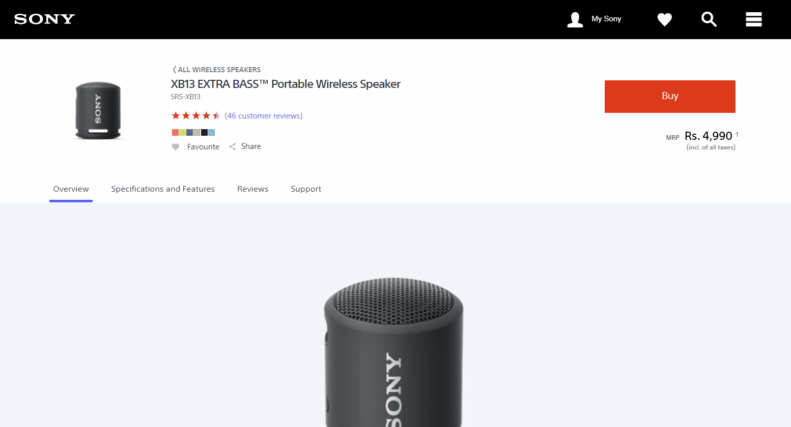 Sony SRS-XB13