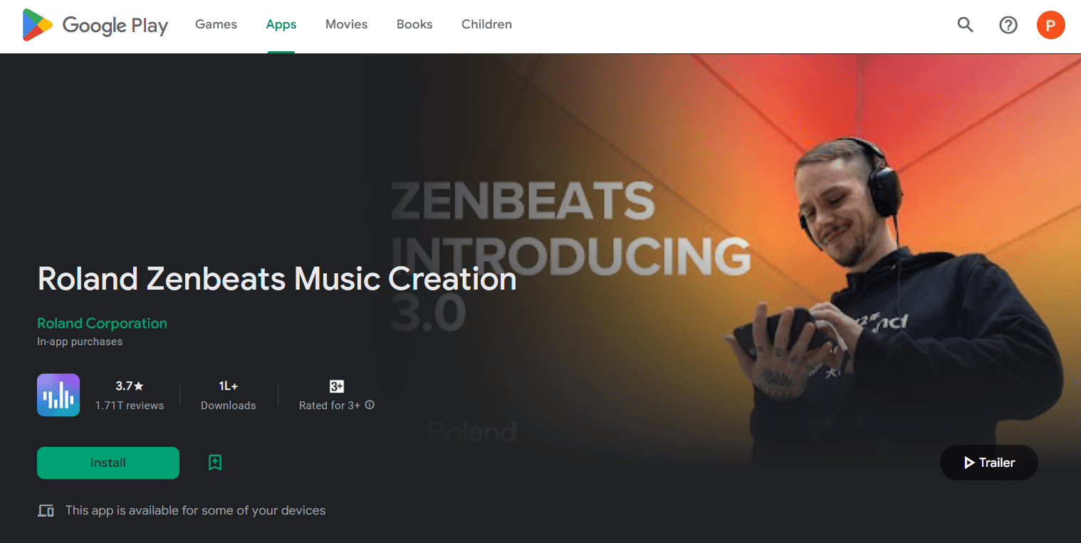 ROLAND ZENBEATS Music Creation playstore | أفضل تطبيق لتسجيل الموسيقى للأندرويد