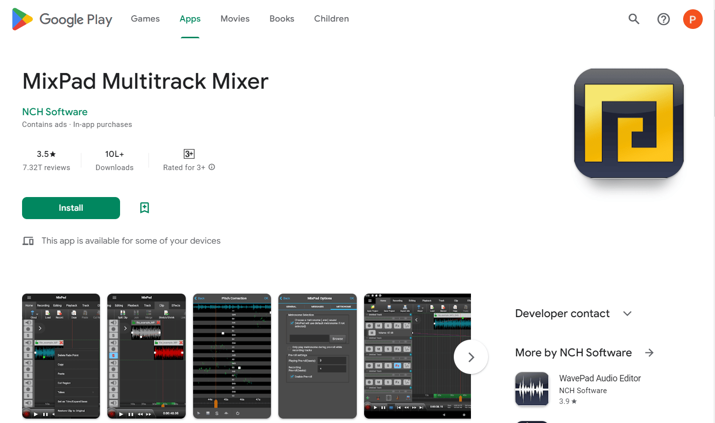 متجر ألعاب MixPad Multitrack Mixer