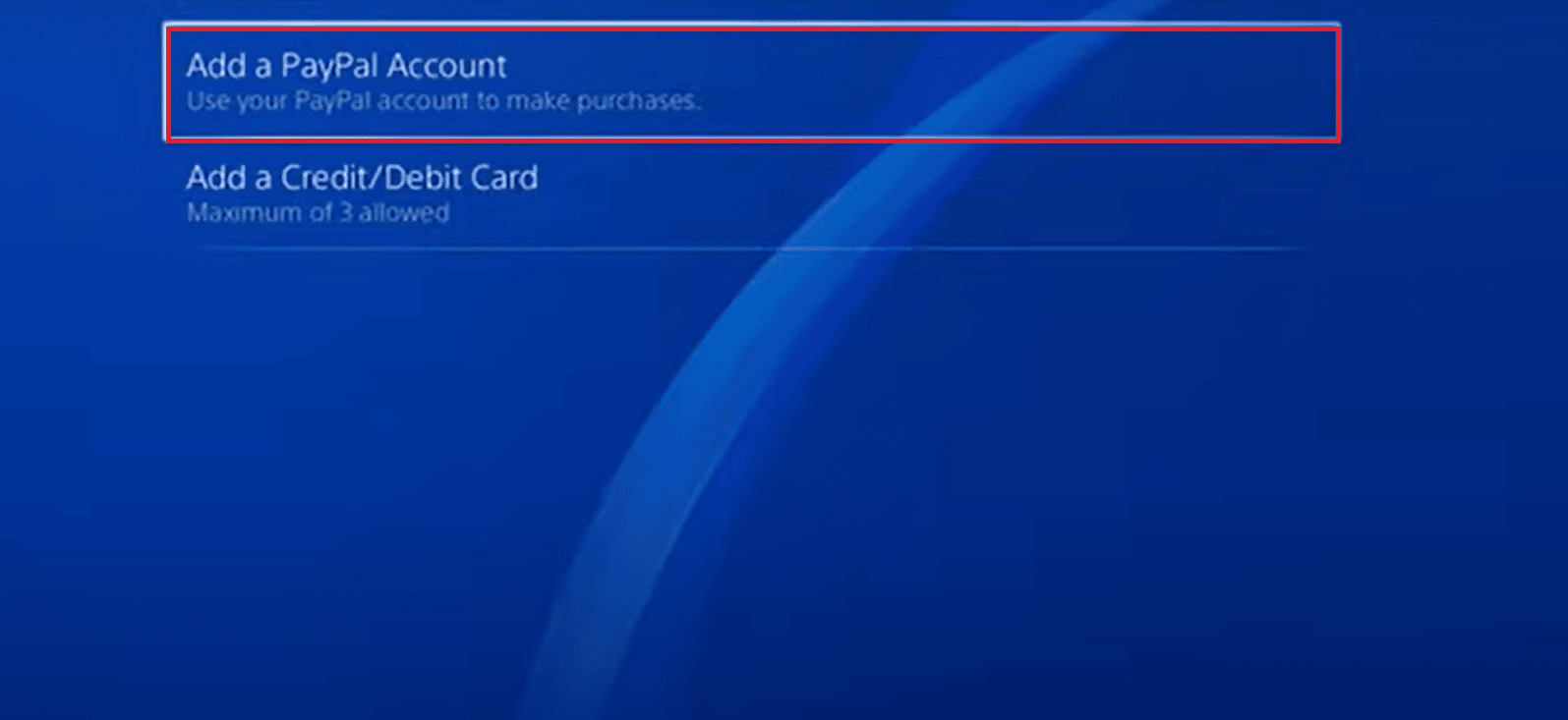 ps4'te paypal hesabı ekleme