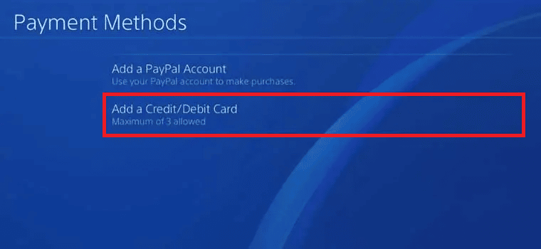 ödeme yöntemleri ps4