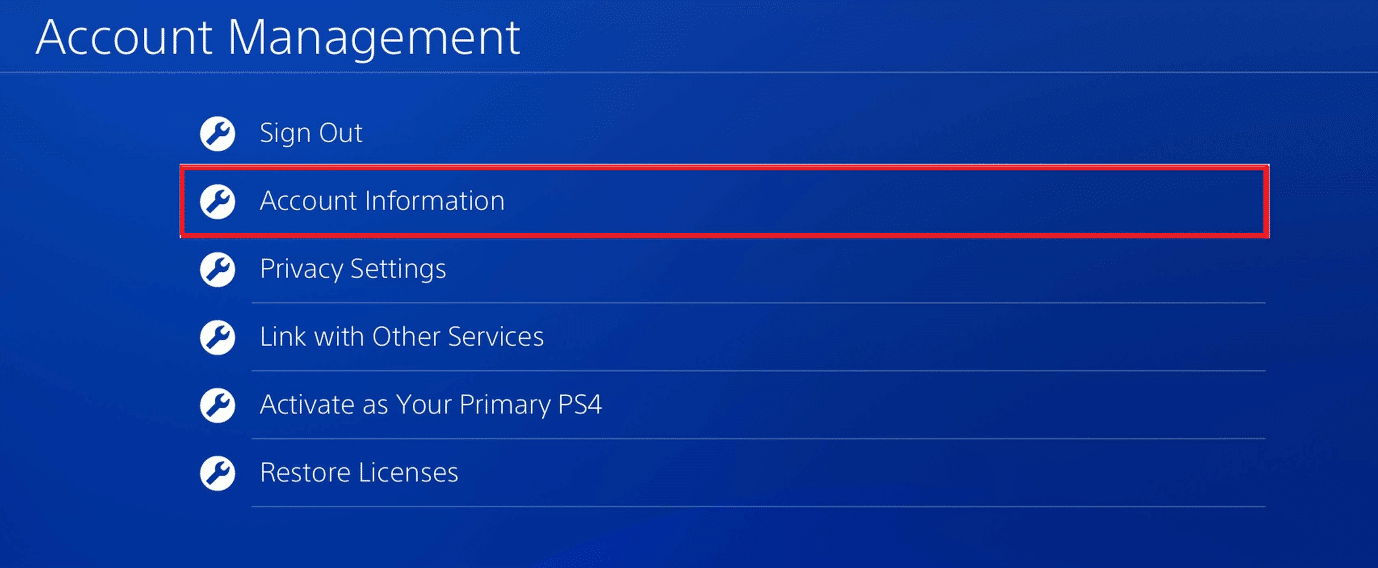ps4 hesap bilgileri