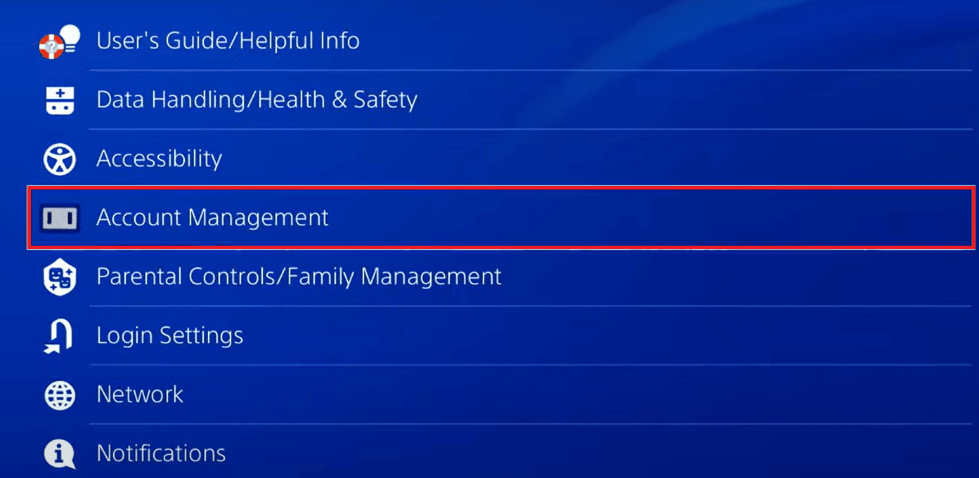 PS4'TE Hesap Yönetimi