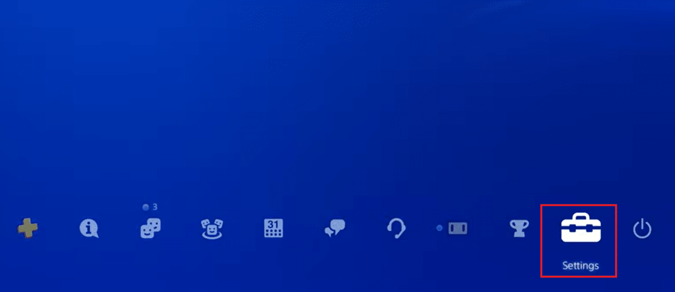 PS4'teki ayarlar