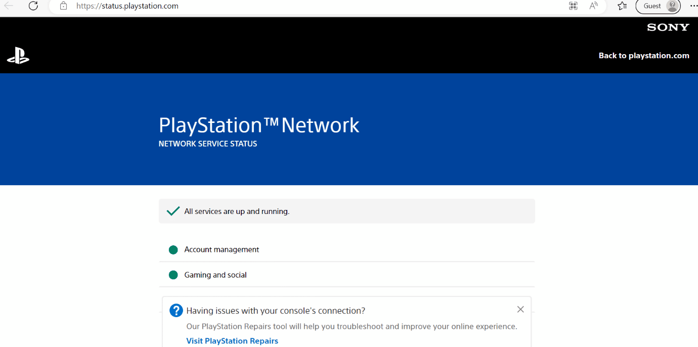 psn sunucu durumu. PS4'te WS-43709-3 Hata Kodunu Düzeltin