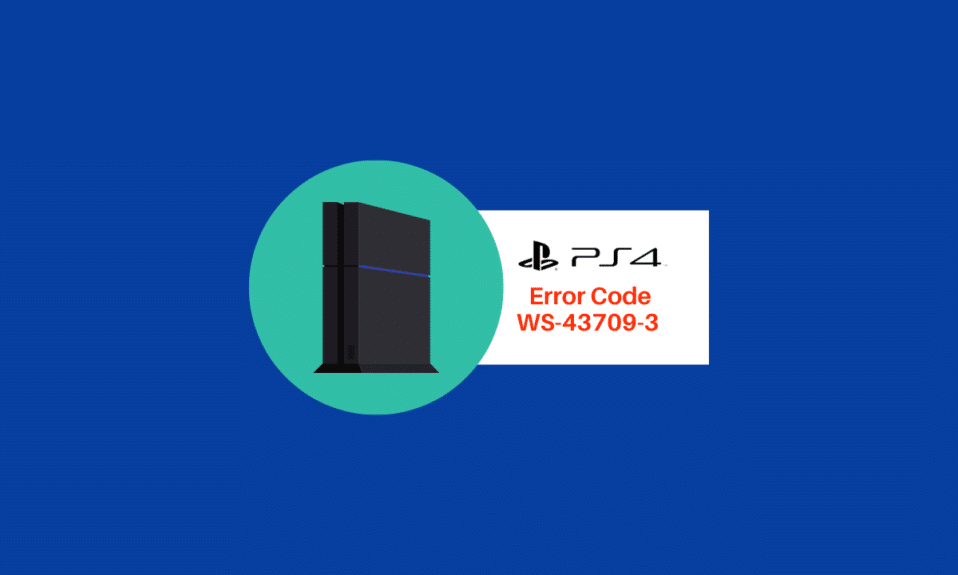 PS4'te WS-43709-3 Hata Kodunu Düzeltin