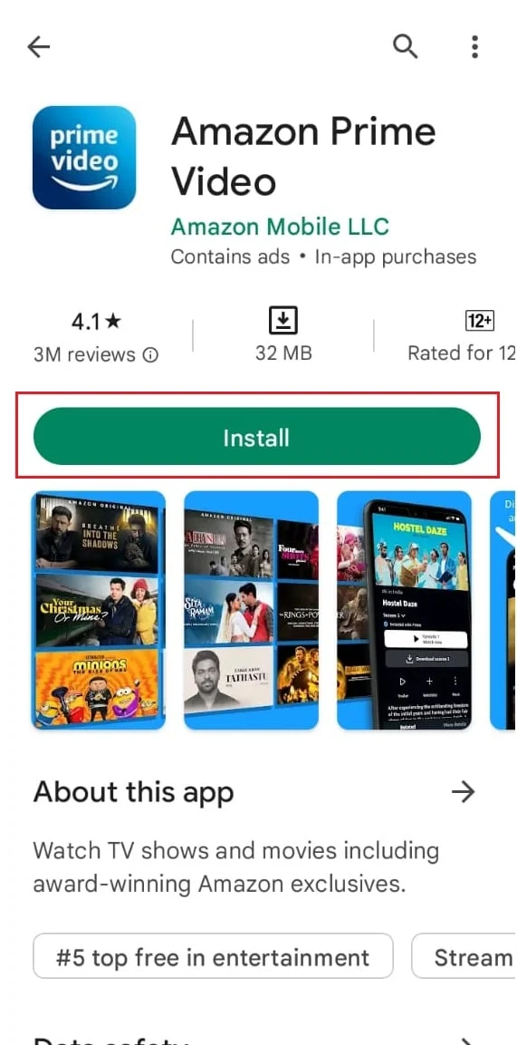 Installieren Sie die Amazon Prime Video-App für den Android Play Store. Beheben Sie Amazon Prime-Soundprobleme