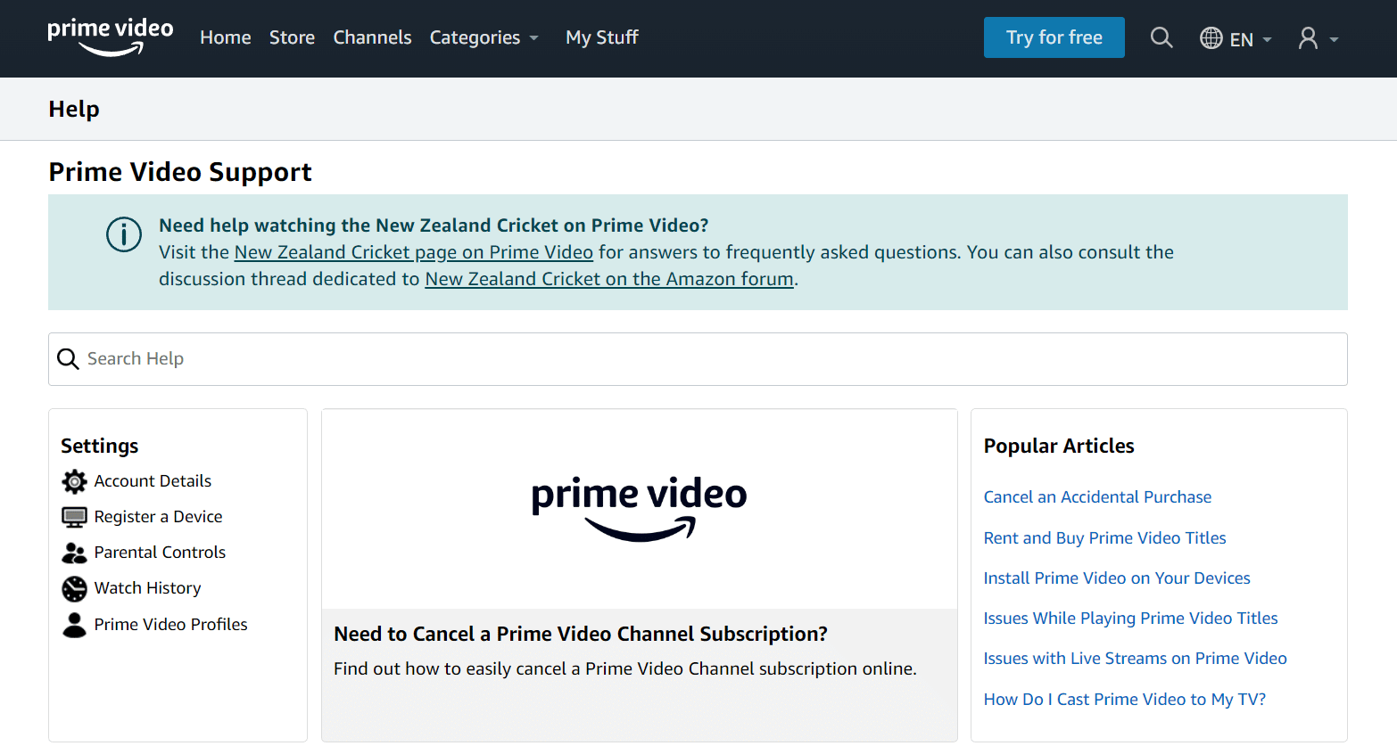 Wenden Sie sich an den Prime Video-Support. Beheben Sie Amazon Prime-Soundprobleme
