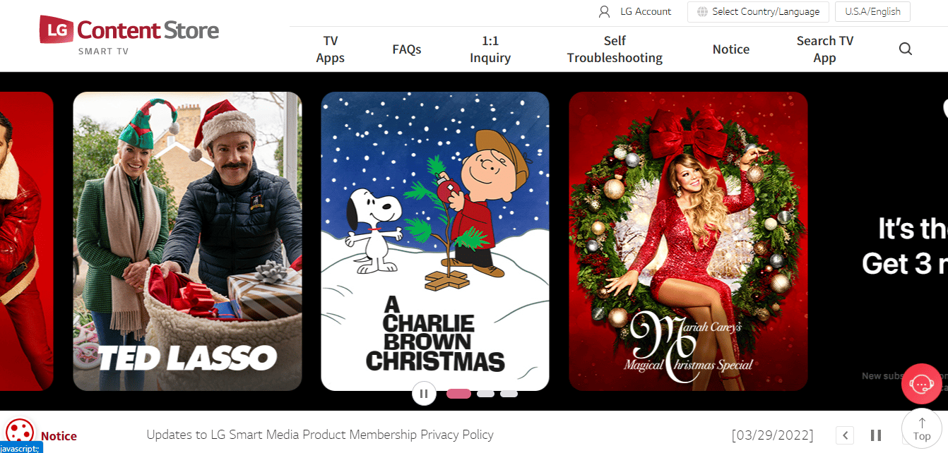 Negozio di contenuti LG | Come guardare Hulu su Smart TV