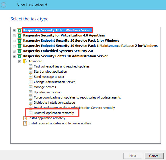 Haga clic en Avanzado y seleccione Desinstalar la aplicación de forma remota. Cómo quitar Kaspersky Endpoint Security 10 sin contraseña