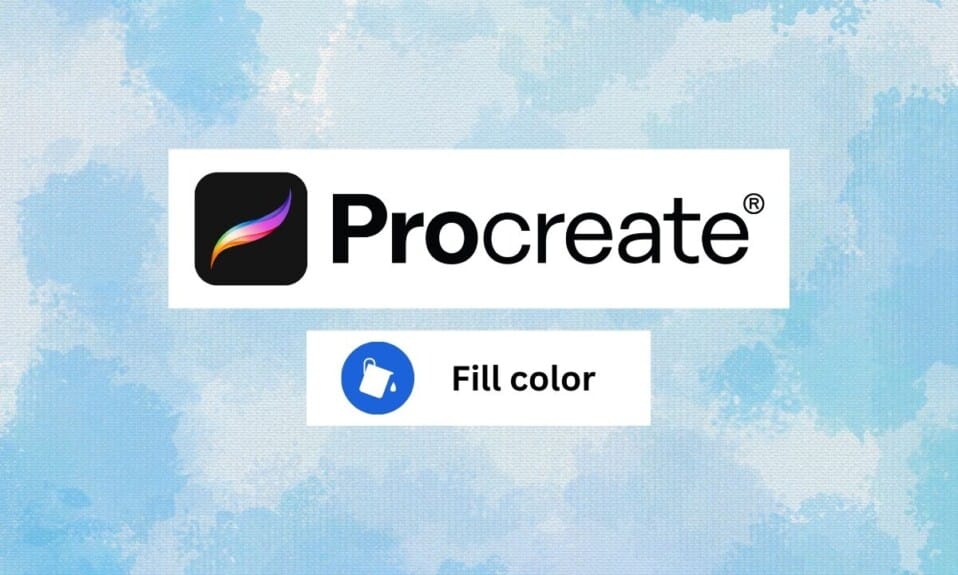 Come riempire il colore in Procreate