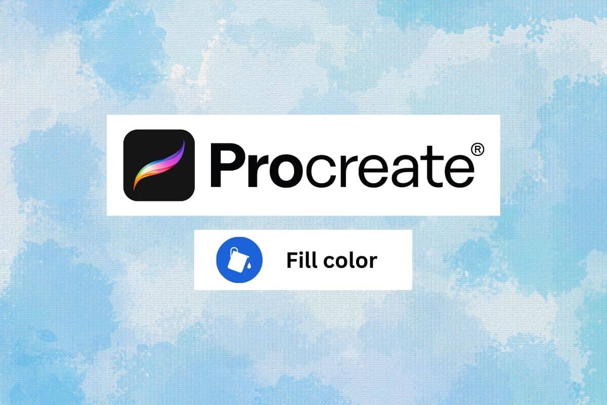 Come riempire il colore in Procreate