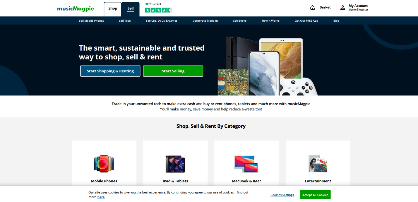Site officiel Musicmagpie. 34 meilleures alternatives eBay au Royaume-Uni