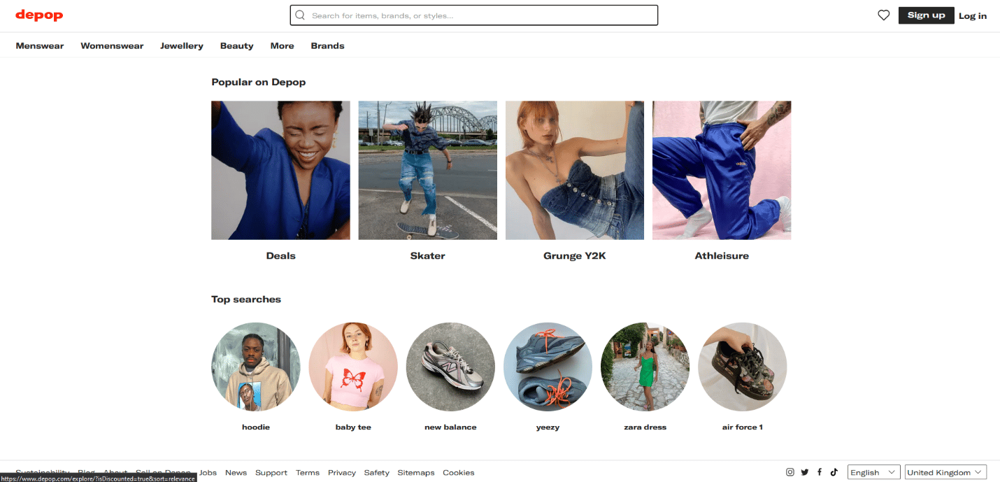 Site officiel de Depop. 34 meilleures alternatives eBay au Royaume-Uni