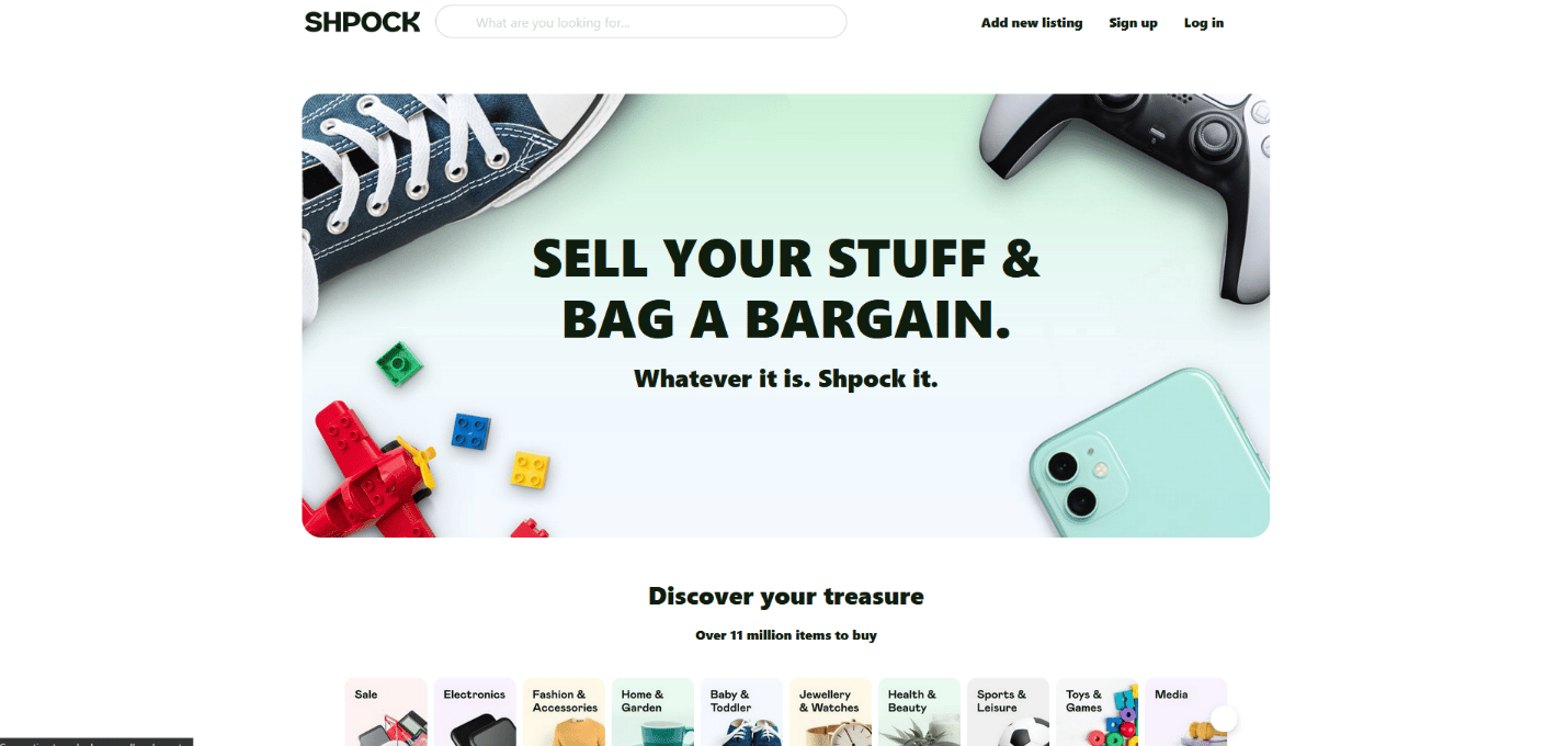 Site officiel de Shock. 34 meilleures alternatives eBay au Royaume-Uni