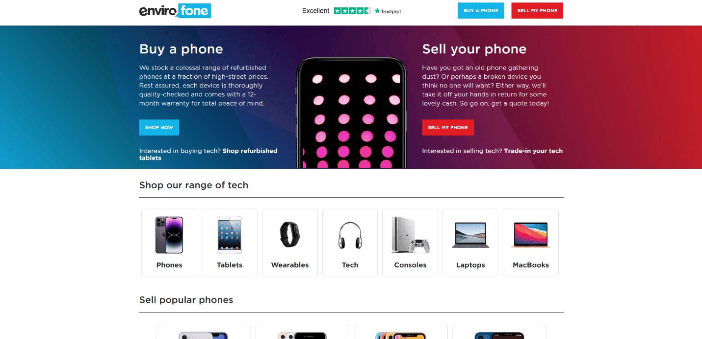 Site officiel d'Envirofone