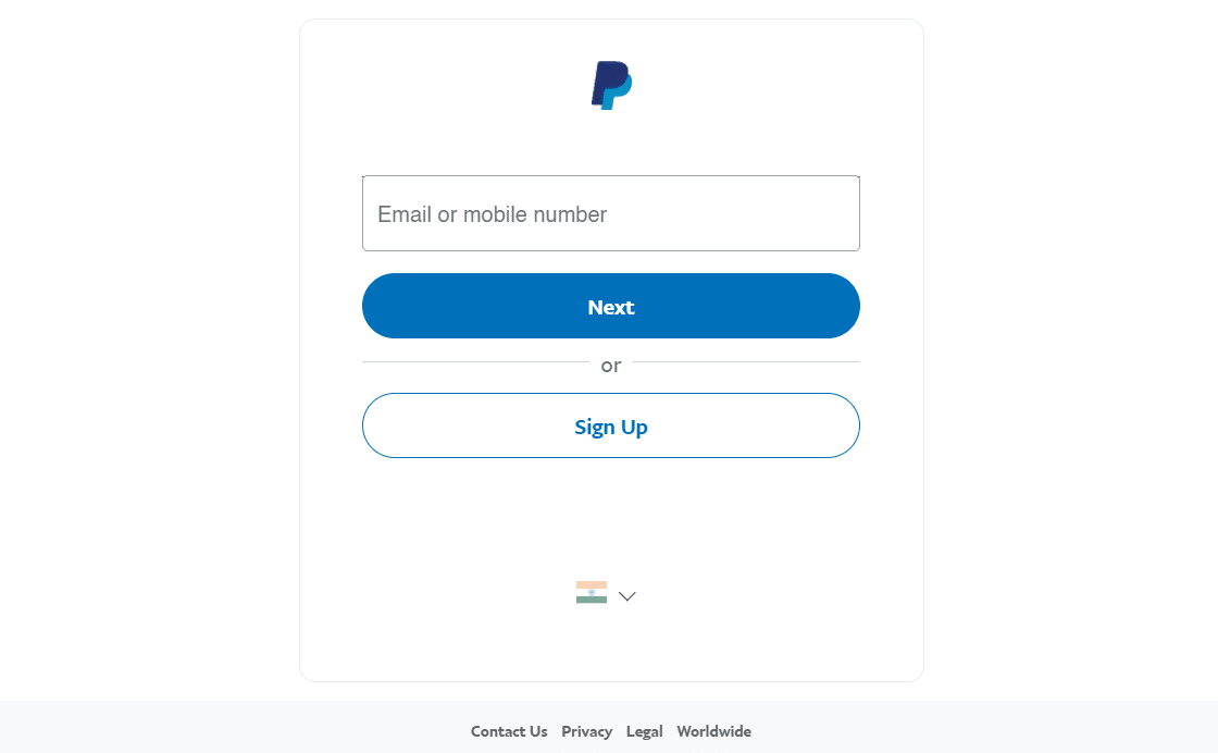 Vai al tuo conto PayPal e accedi. quanto tempo impiega un pagamento PayPal per essere visualizzato sul mio conto bancario