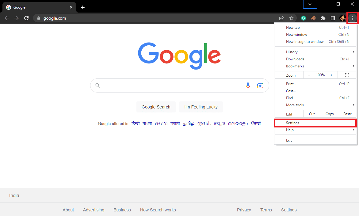 إعدادات الكروم. إصلاح Twitter لا يفتح Windows 11