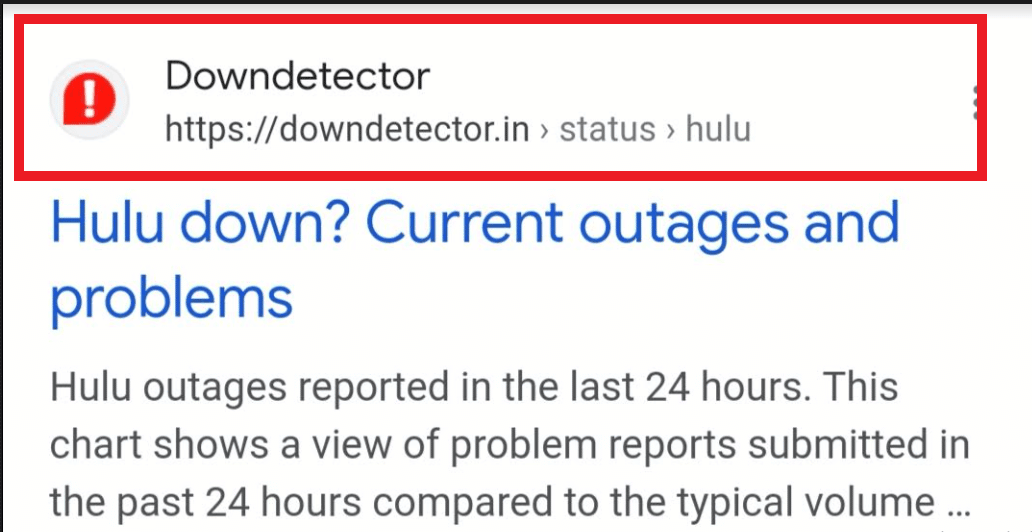 แตะที่ Downdetector