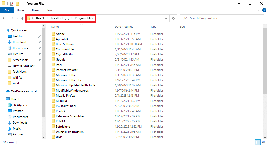 vai alla cartella WindowsApps. Come correggere l'utente specificato non dispone di un profilo valido