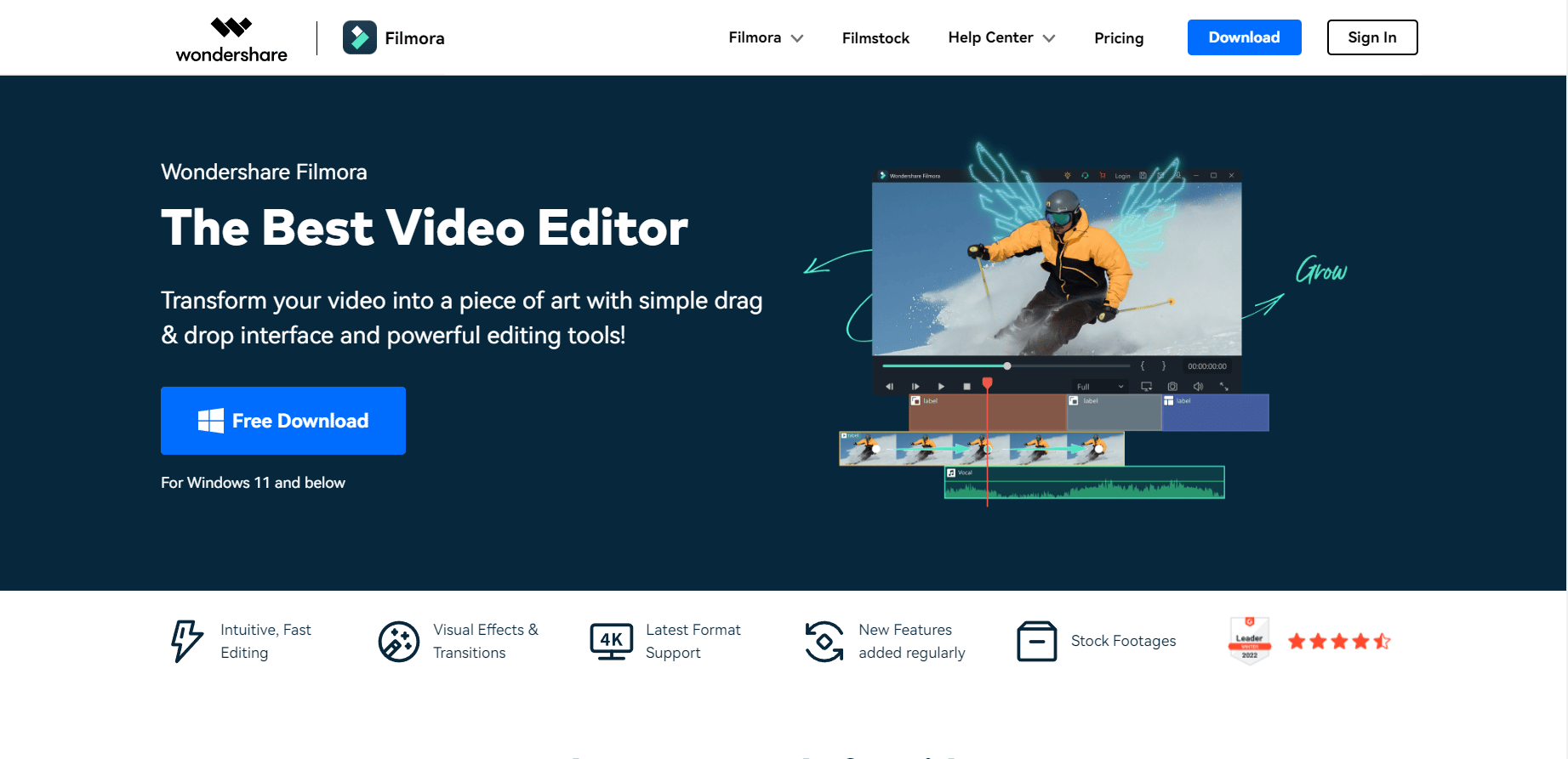 Serwis Filmora. Adobe Premiere Pro do pobrania za darmo dla systemu Windows 11